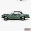 1208004 - CAR - Mercedes-Benz SL-class (W113) 1963  3D Model