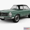1208006 - CAR - Mercedes-Benz SL-class (W113) 1963 3D Model
