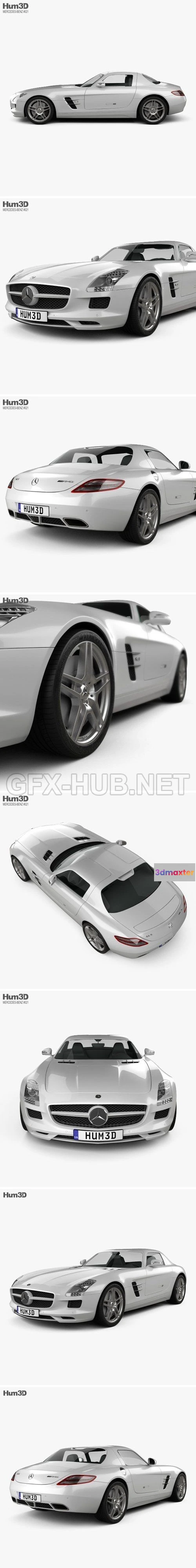 1208012 - CAR - Mercedes-Benz SLS AMG 2011  3D Model