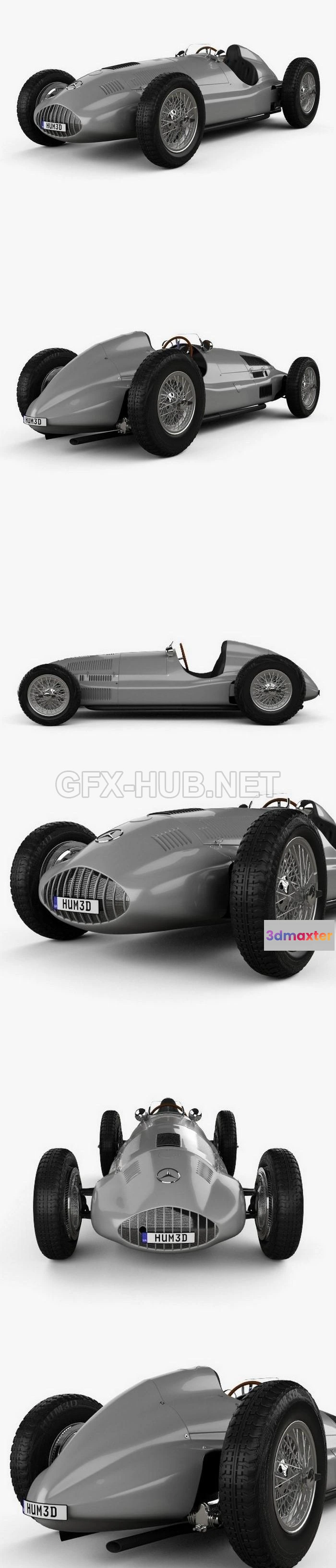 1208030 - CAR - Mercedes-Benz W165 1939  3D Model