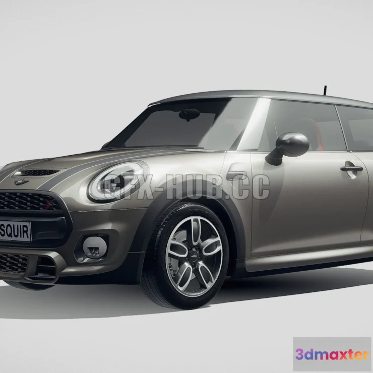 1208060 - CAR - Mini Cooper S 3-door 2019 3D Model