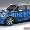 1208064 - CAR - Mini Cooper S 5-door 2022 3D Model
