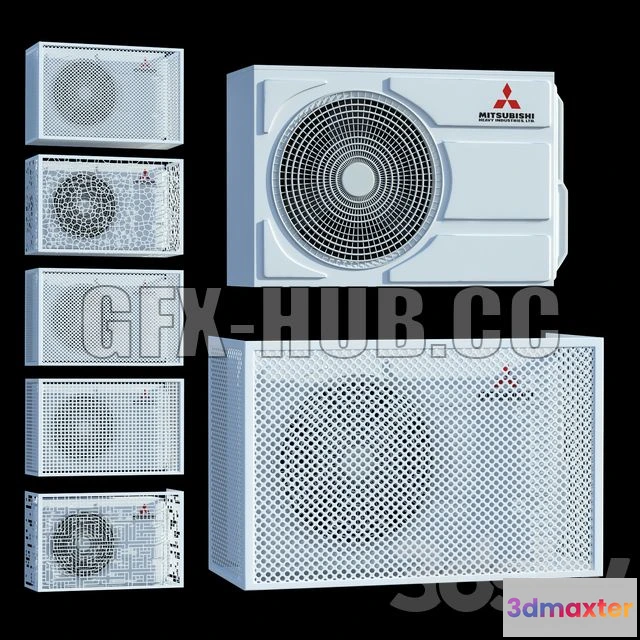 1208094 - CAR - Mitsubishi Air Conditioner 3D Model