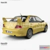1208126 - CAR - Mitsubishi Lancer Evolution 2001  3D Model