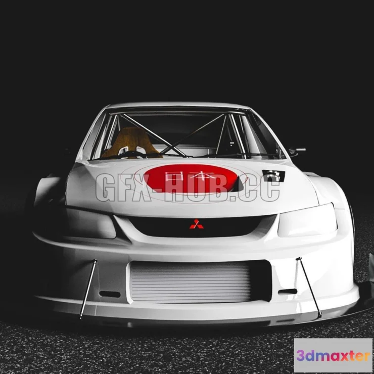 1208128 - CAR - Mitsubishi Lancer Evolution 3D Model