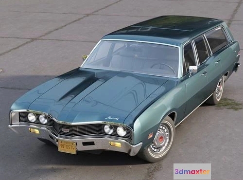 1208182 - CAR - Montego MX Wagon 1970 3D Model