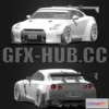 1208248 - CAR - Nissan GTR LB Performance 3D Model