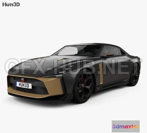1208252 - CAR - Nissan GT-R50 2018  3D Model