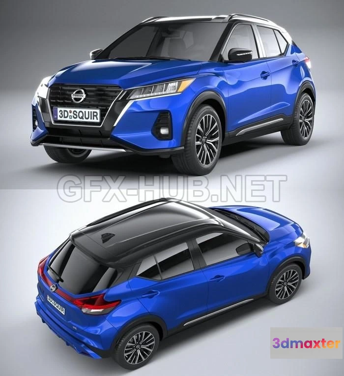 1208258 - CAR - Nissan Kicks 2021 3D Model