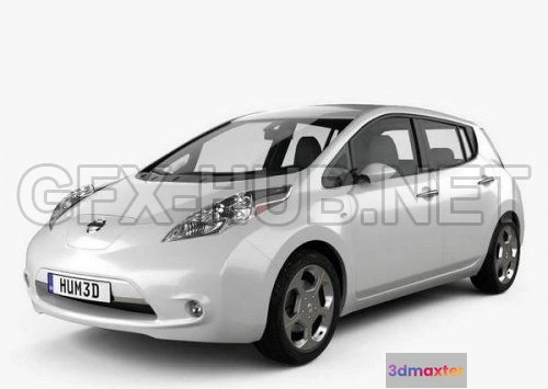 1208260 - CAR - Nissan LEAF 2011  3D Model