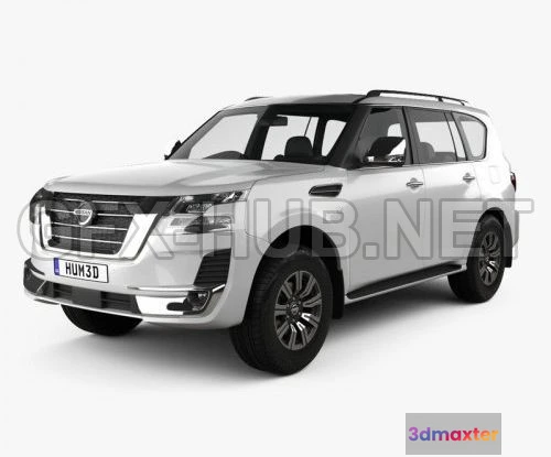 1208270 - CAR - Nissan Patrol Ti L 2020  3D Model