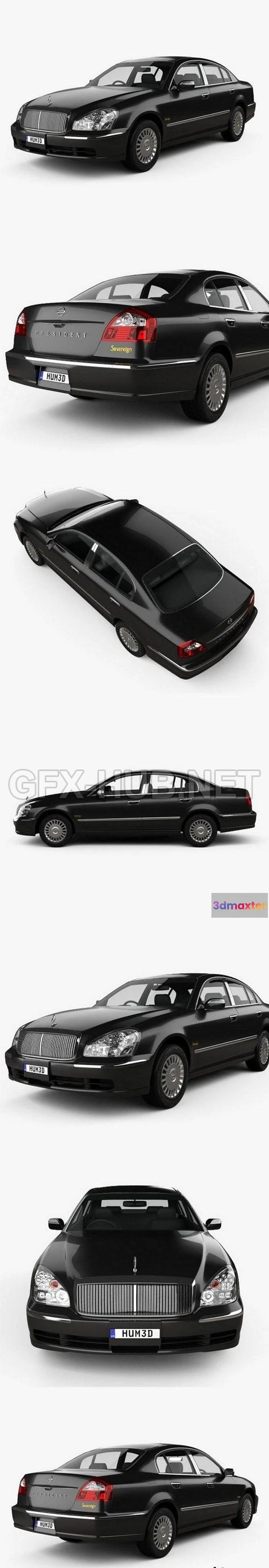 1208276 - CAR - Nissan President 2003  3D Model