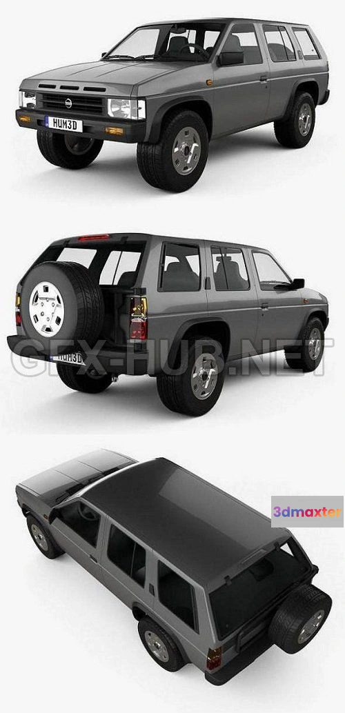1208300 - CAR - Nissan Terrano (Pathfinder) 1993 3D Model