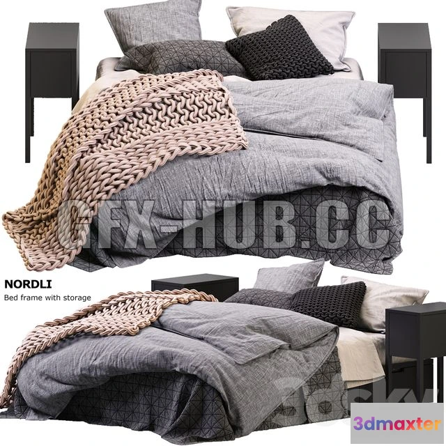 1208308 - CAR - NORDLI Ikea 3D Model