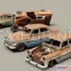 1208342 - CAR - Old Rusty Car 3D Model