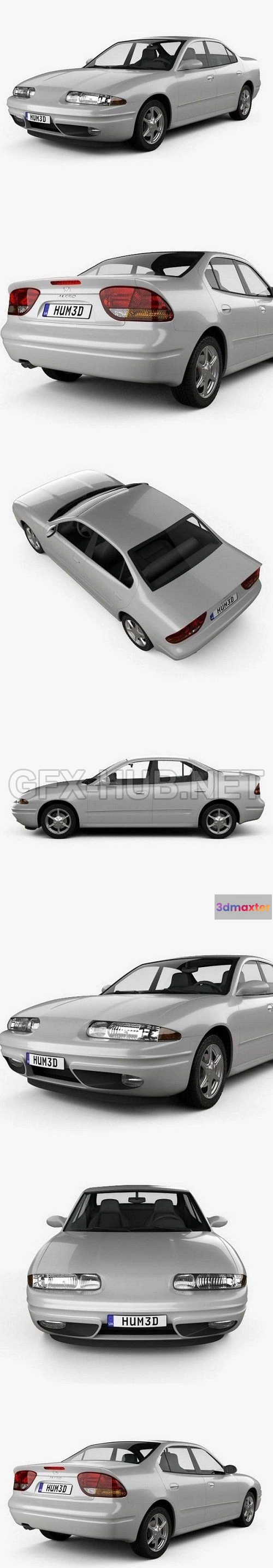 1208348 - CAR - Oldsmobile Alero 1998  3D Model