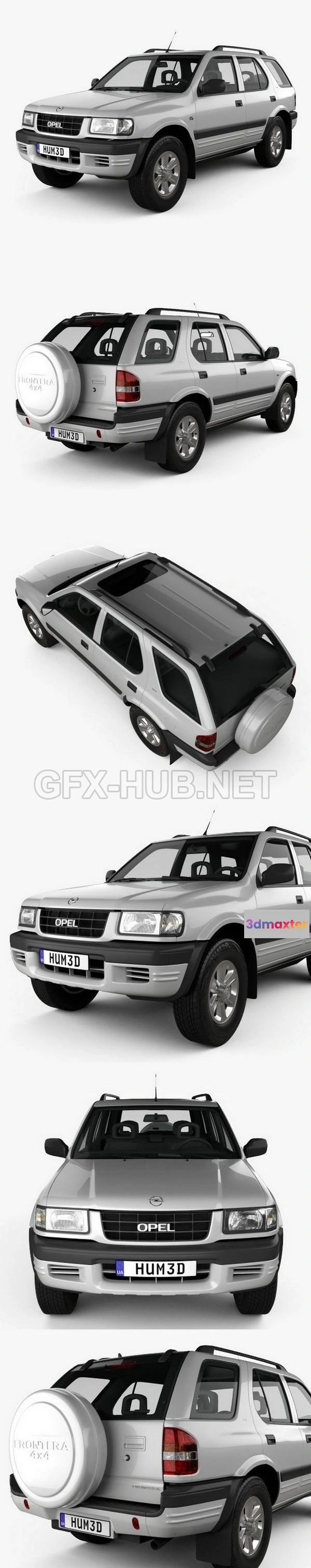 1208394 - CAR - Opel Frontera (B) 1998  3D Model