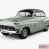 1208408 - CAR - Opel Olympia Rekord 1956  3D Model