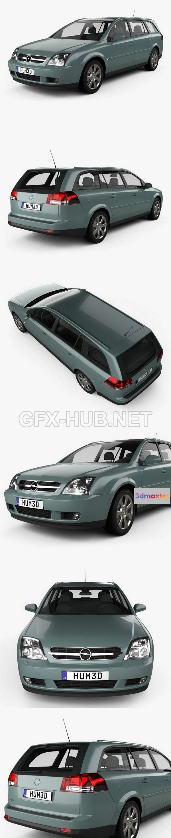 1208424 - CAR - Opel Vectra caravan 2002  3D Model