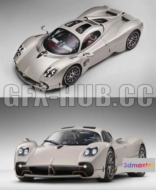 1208460 - CAR - Pagani Utopia 2023 3D Model