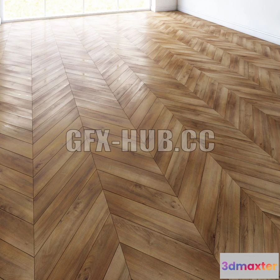 1208484 - CAR - Parquet Chevron Classic 3D Model