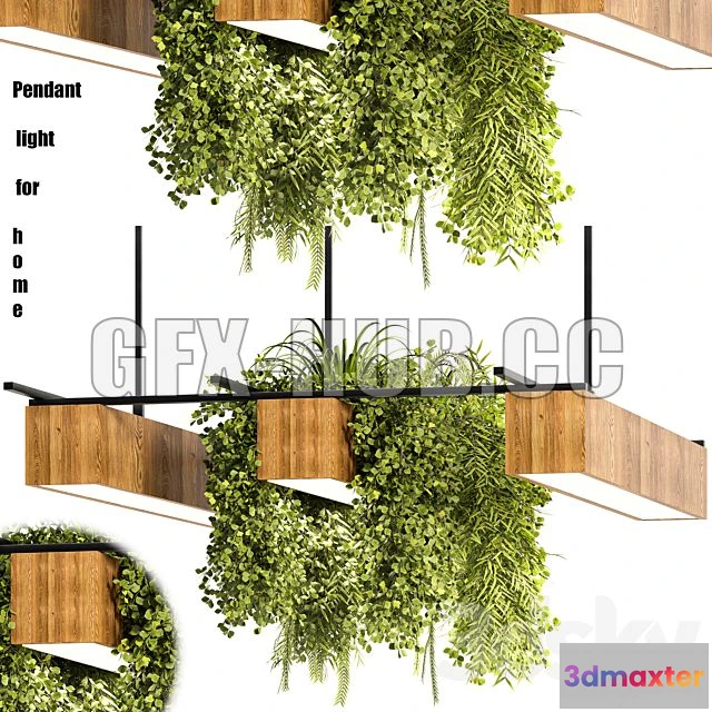 1208498 - CAR - Pendant Light for Home 03 3D Model