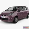 1208510 - CAR - Perodua Alza 2014 3D Model