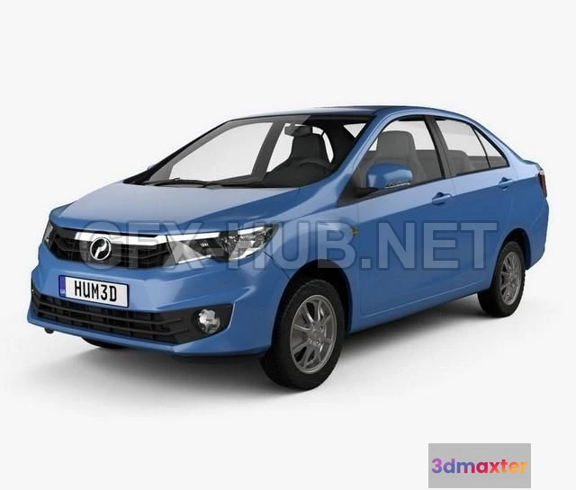 1208512 - CAR - Perodua Bezza 2017 3D Model