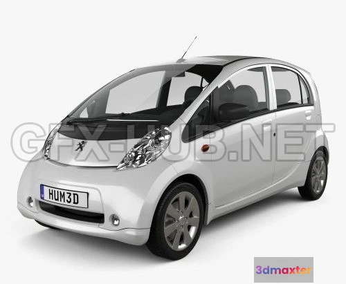 1208556 - CAR - Peugeot iOn 2011  3D Model