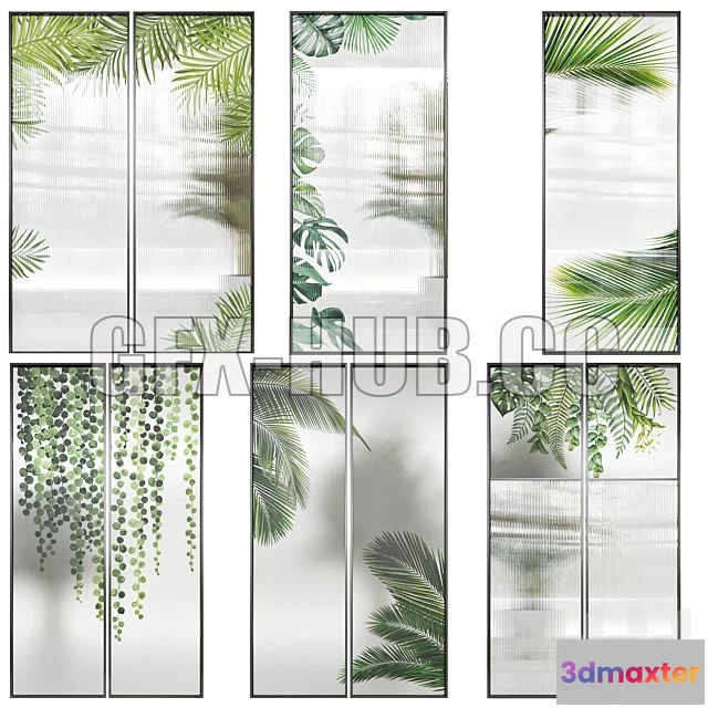 1208564 - CAR - Phyto Glass Partition 3D Model