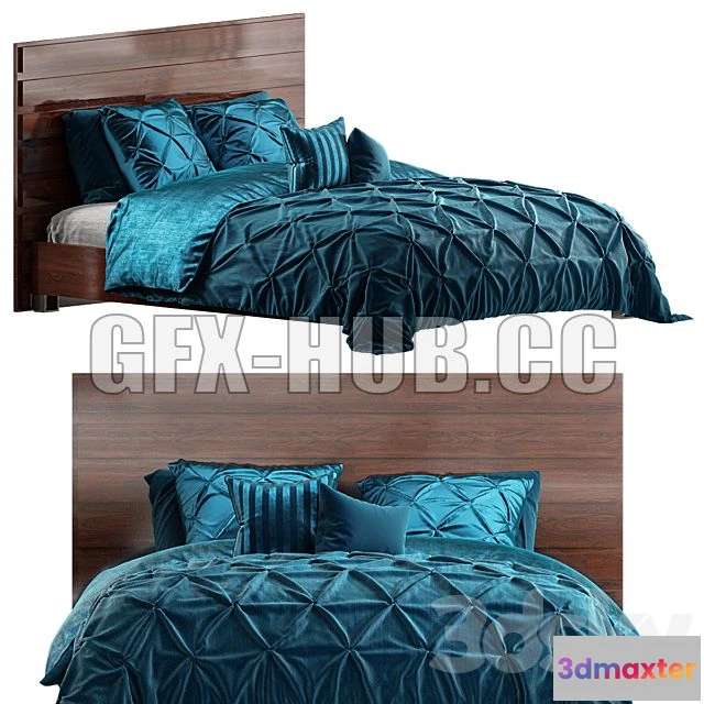 1208574 - CAR - PINTUCK BED 3D Model