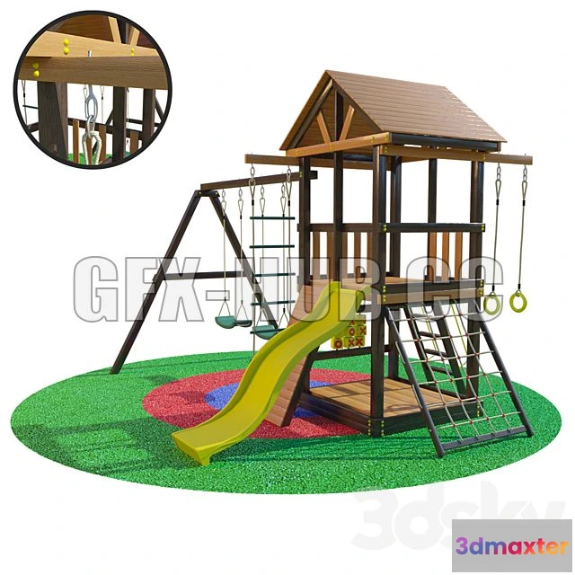 1208606 - CAR - Playground Wendel 3D Model
