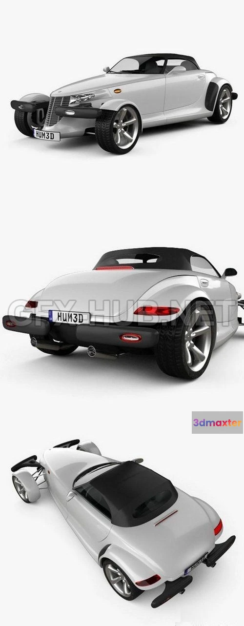 1208622 - CAR - Plymouth Prowler 1999  3D Model