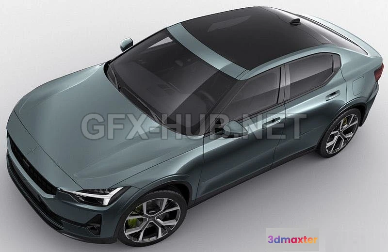 1208632 - CAR - Polestar 2 2020  3D Model