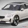 1208634 - CAR - Polestar 2 2023 car 3D Model