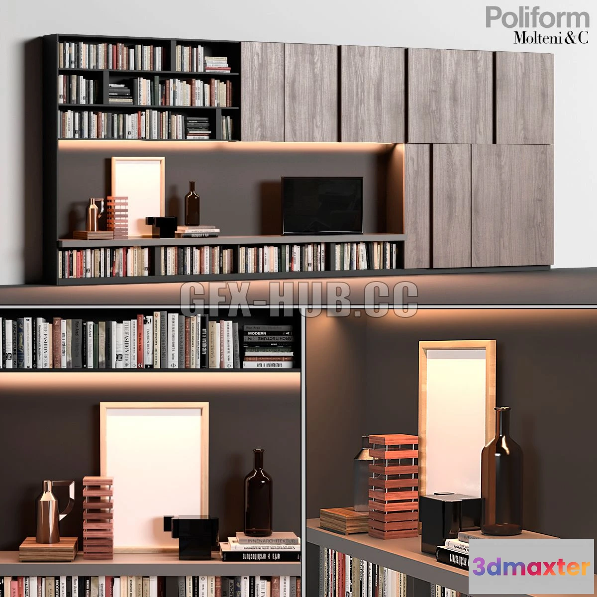 1208644 - CAR - Poliform Molteni & C 3D Model