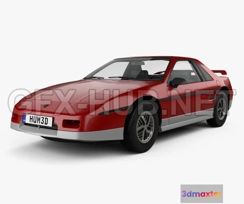 1208648 - CAR - Pontiac Fiero GT 1985  3D Model