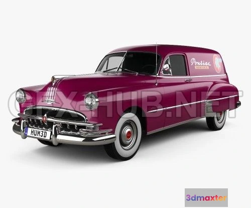 1208660 - CAR - Pontiac Streamliner Six Sedan Delivery 1949  3D Model