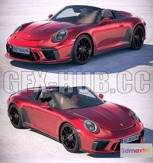 1208704 - CAR - Porsche 911 Speedster 2019 3D Model