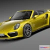 1208714 - CAR - Porsche 911 Turbo S Convertible 2016 3D Model
