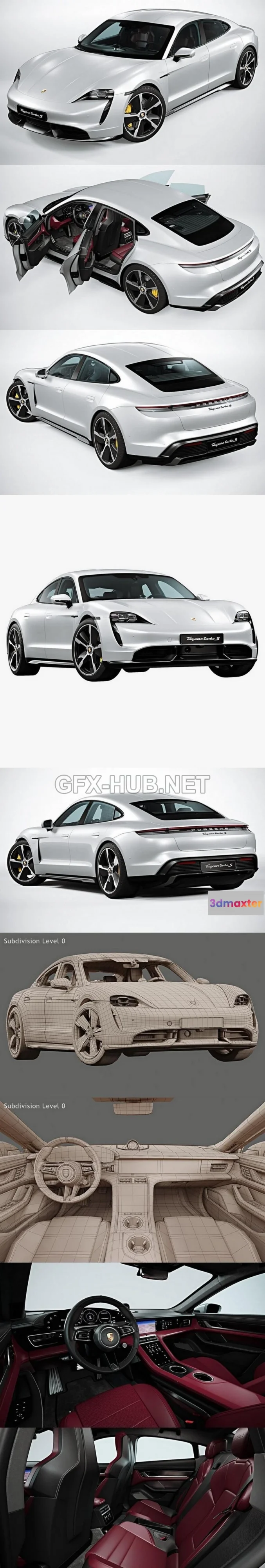 1208750 - CAR - Porsche Taycan 2020  3D Model