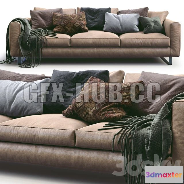 1208776 - CAR - Prostoria Sofa Elegance 3D Model