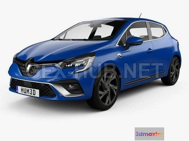 1208796 - CAR - Renault Clio RS-Line hatchback 2019 3D Model