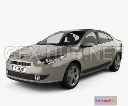 1208800 - CAR - Renault Fluence 2010  3D Model