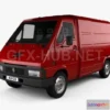 1208806 - CAR - Renault Master Panel Van 1980 3D Model