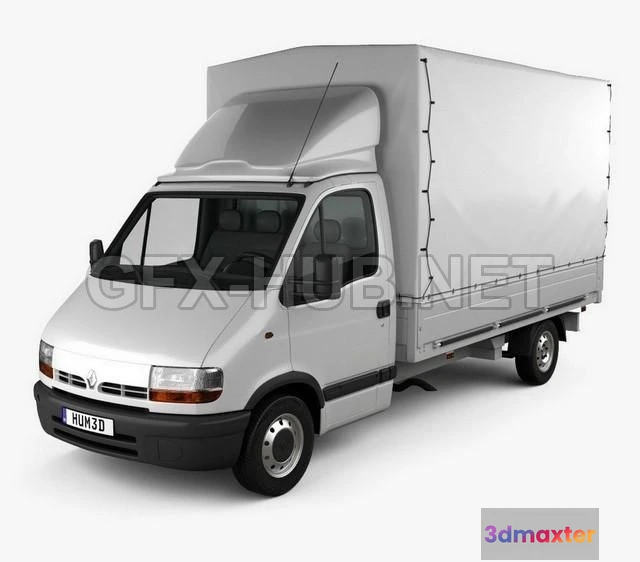 1208808 - CAR - Renault Master Pickup 1997 3D Model