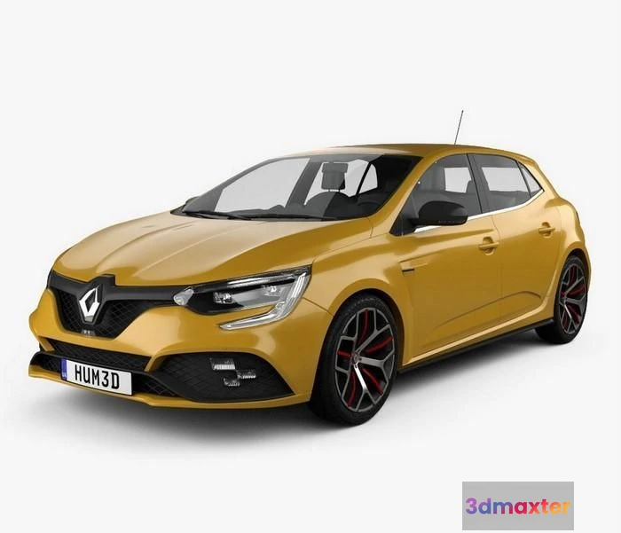 1208814 - CAR - Renault Megane RS Trophy 300 hatchback 2018 3D Model