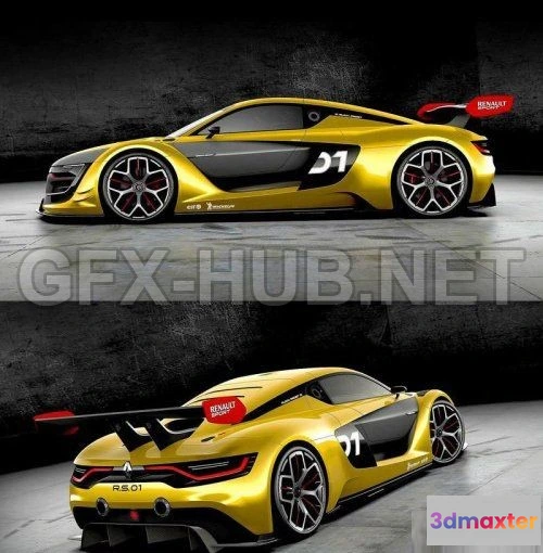 1208818 - CAR - Renault Sport R.S.01 ’16 Gran Turismo 3D Model