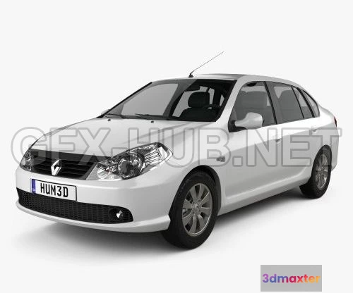 1208820 - CAR - Renault Symbol 2010 3D Model