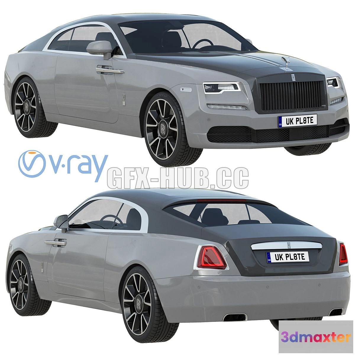 1208848 - CAR - Rolls-Royce Wraith  3D Model
